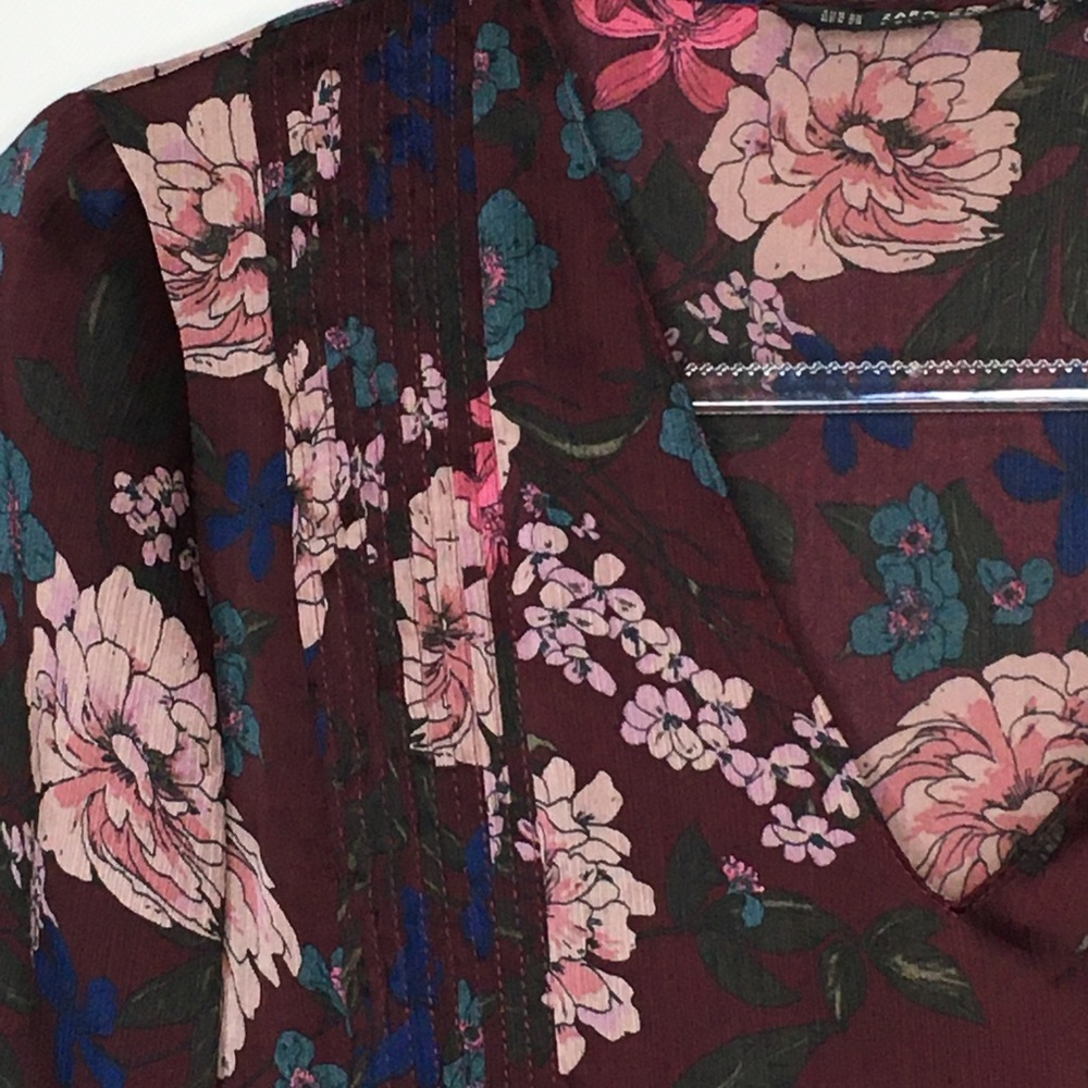 Zara Basic Collection High-Low Blouse - image 2